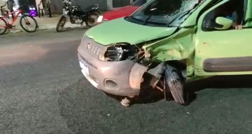 Veículo envolvido em grave acidente em Parnaíba