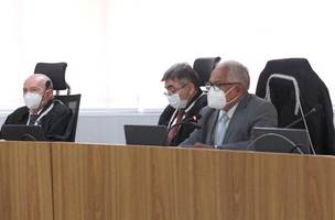 Desembargador Oliveira, presidindo a última sessão do Pleno (Foto: Foto divulgação)