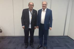 Secretário José Augusto de Carvalho Gonçalves Nunes e Vice-presidente Geraldo Alckmin (Foto: Foto Divulgação)
