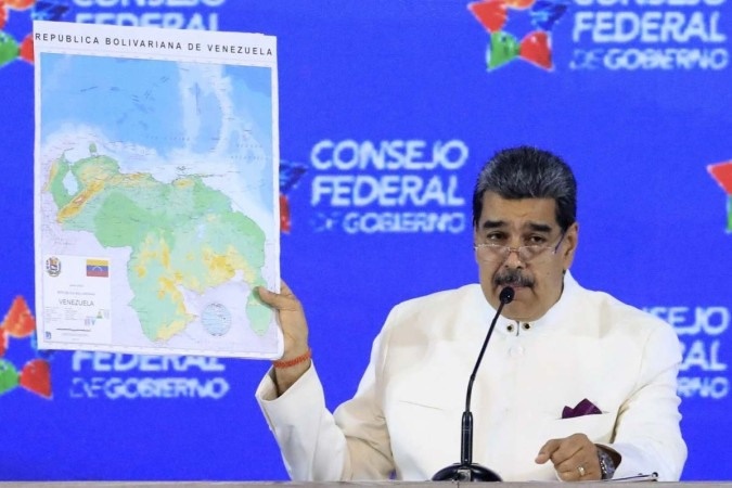 Maduro já aoresentou novo mapa do País, incluindo a região de Essequibo