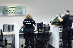 Policia Civil deflagra operação depois de suspeita de corrupção no IPREV- DF (Foto: PC/Divulgação)