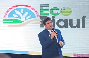 Rafael Fonteles no lançamento do programa Eco Piauí (Foto: Regis Falcão/CCom)