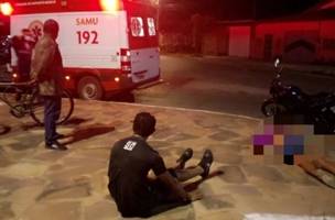 Acidente entre motocicletas deixa mulher ferida (Foto: (Foto: Divulgação))