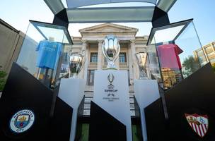 Manchester City e Sevilla se enfrentam pela Supercopa da Europa (Foto: Getty Images)