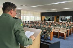 reunião de distribuição de postos (Foto: Polícia Militar do Piauí inicia distribuição de novo efetivo por todo o estado (Foto: Reprodução/ PMPI))