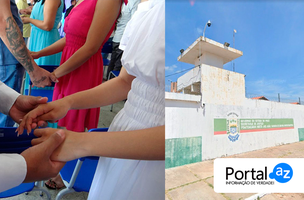 Casamento coletivo (Foto: Governo do Piauí/Edição PortalAZ)