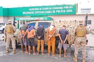 5 acusados de tráfico de drogas foram presos pela Polícia Civil (Foto: Divulgação)