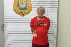 Idoso de 74 anos é preso em Parnaíba (Foto: Reprodução)
