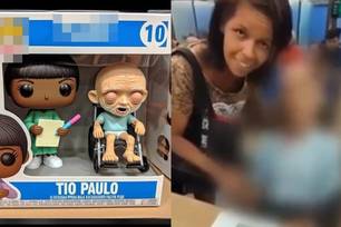 Caso de idoso levado ao banco gera meme com boneco 'Tio Paulo'