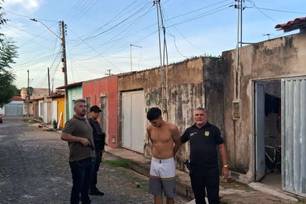 Suspeito foi preso na casa da sogra, no bairro Mocambinho