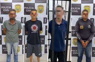 Suspeitos de participação em organização criminosa de desmanche de veículos são presos em Teresina (Foto: Divulgação/Polícia Civil)