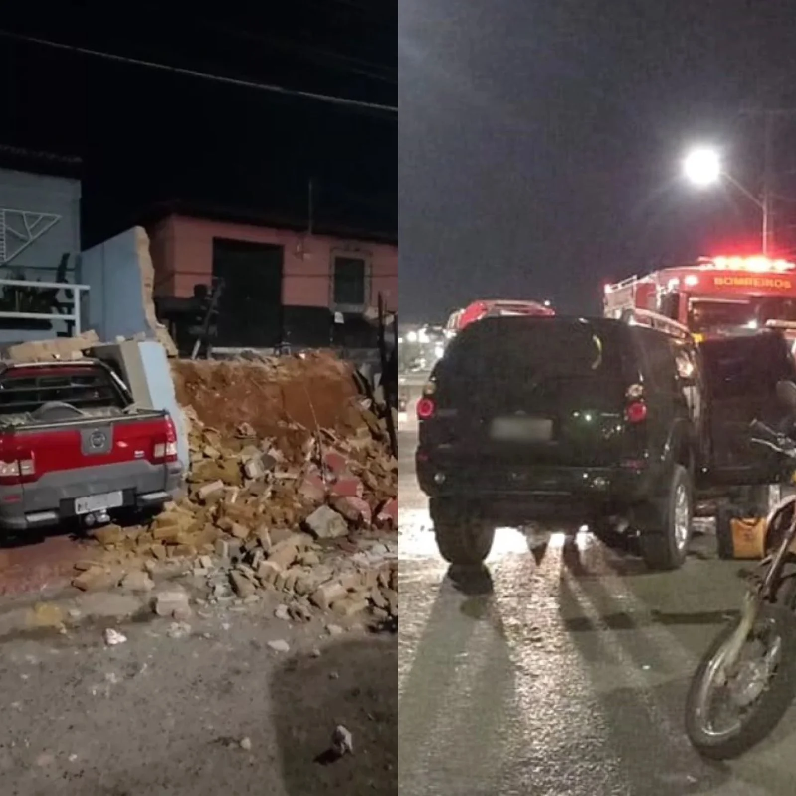 Motorista perde controle do carro e destrói um muro em Teresina