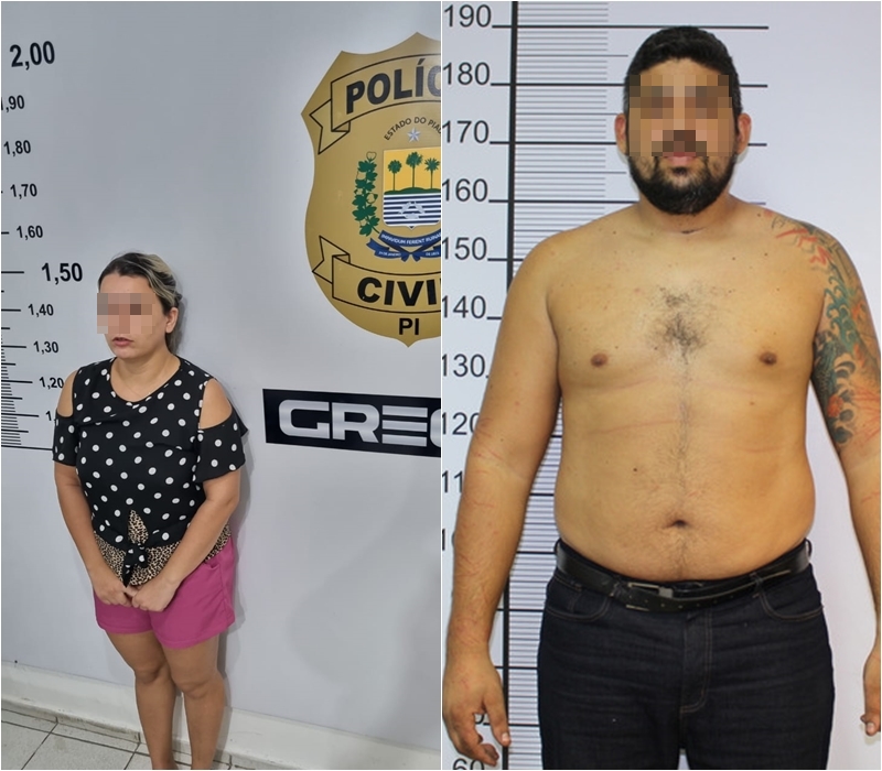 Casal foragido da Justiça é preso por tráfico de drogas na zona Sul de Teresina