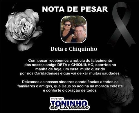 Acidente causa a morte de um casal na BR-407