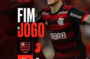 Flamengo joga com reservas e vence Santos no Maracanã (Foto: Reprodução/Twitter)