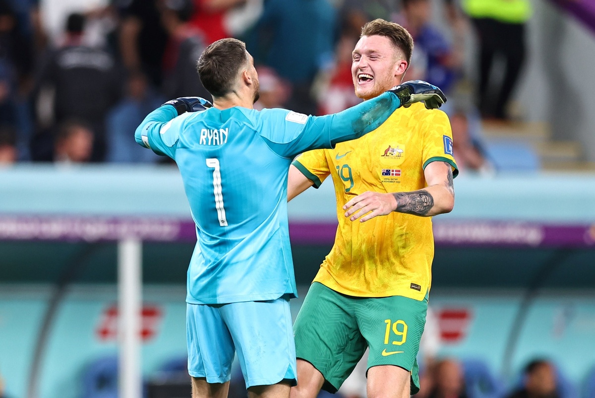 Austrália se classifica para as oitavas de final na Copa do MUndo 2022