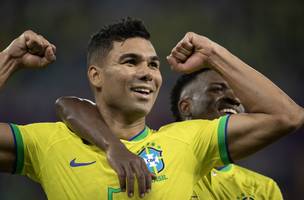 Casemiro fez o gol que garantiu a vaga da seleção uma rodada antes do final da fase de grupos (Foto: Lucas Figueiredo/CBF)