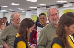 Ciro Gomes é hostilizado em aeroporto de Miami: "Se aliou a bandido do PT" (Foto: Reprodução/redes sociais)