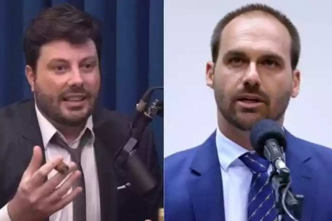 Danilo Gentili e Eduardo Bolsonaro