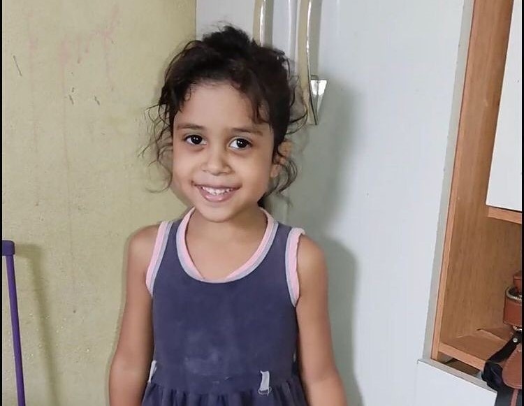 Débora, de 6 anos.