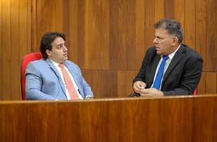 Deputados Flávio Júnior e Coronel Carlos Augusto (Foto: Ascom)