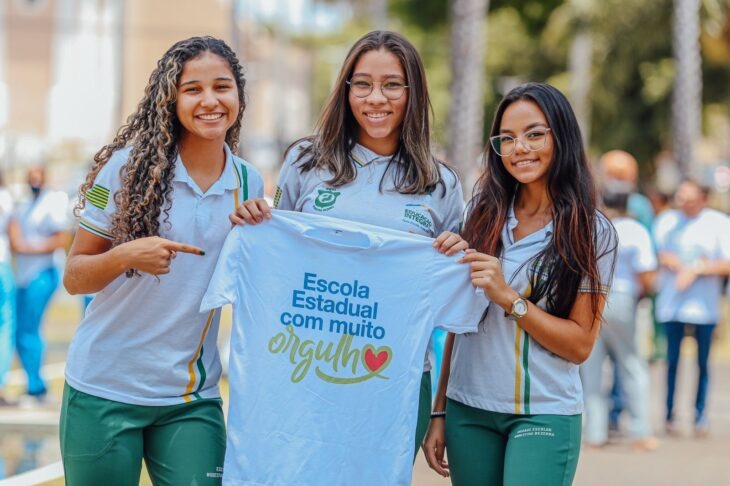 Estudantes da rede estadual de ensino