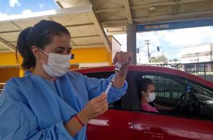 FMS reabre mais dois pontos de drive thru para vacinação contra covid (Foto: FMS/Divulgação)