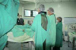 HGV realiza primeira angioplastia coronariana (Foto: Reprodução/redes sociais)