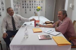Kenard Kruel e Reginaldo Miranda,  os maiores historiadores do Piauí (Foto: Reprodução/redes sociais)