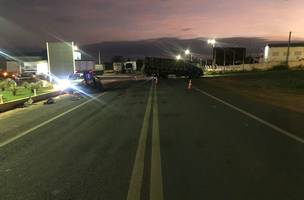 Motorista embriagado e em alta velocidade colide com caminhão em Oeiras (Foto: PRF/Divulgação)
