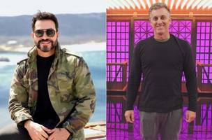 Padre Fábio de Melo fala palavrão ao vivo e arranca risos no Domingão do Huck (Foto: Reprodução/TV Globo)