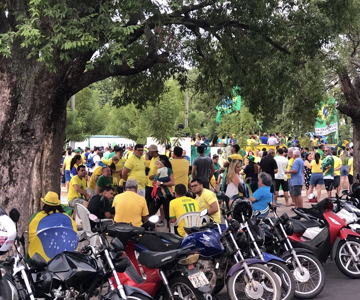 Protestos são contra a derrota de Bolsonaro