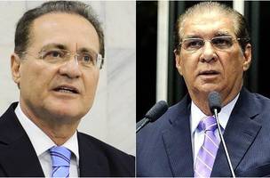 Renan Calheiros e Jader Barbalho (Foto: Reprodução)