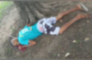 Vítima, não identificada (Foto: Portal AZ)