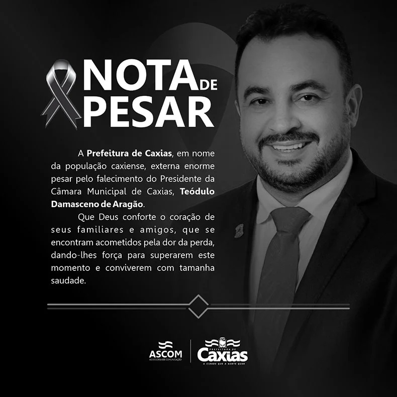 A prefeitura de Caxias, prestou homenagem ao vereador