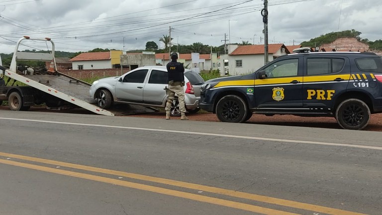 Carro apreendido