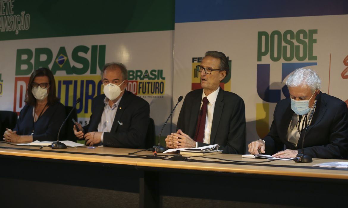 Entrevista coletiva no Centro Cultural Banco do Brasil (CCBB), em Brasília.