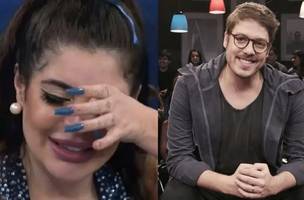 Gkay e Fábio Porchat (Foto: Reprodução/TV Globo e Divulgação)