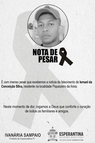 Homenagem feita pela Prefeitura de Esperantina
