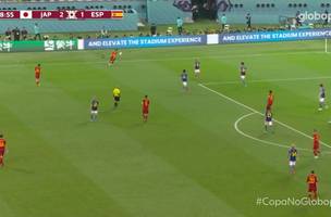 Japão vence e avança pra próxima fase (Foto: Reprodução/ TV GLOBO)
