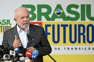 Lula fez os anuncios em coletiva (Foto: Reprodução)