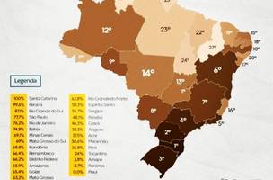 Mapa de competência dos Estados (Foto: Divulgação)