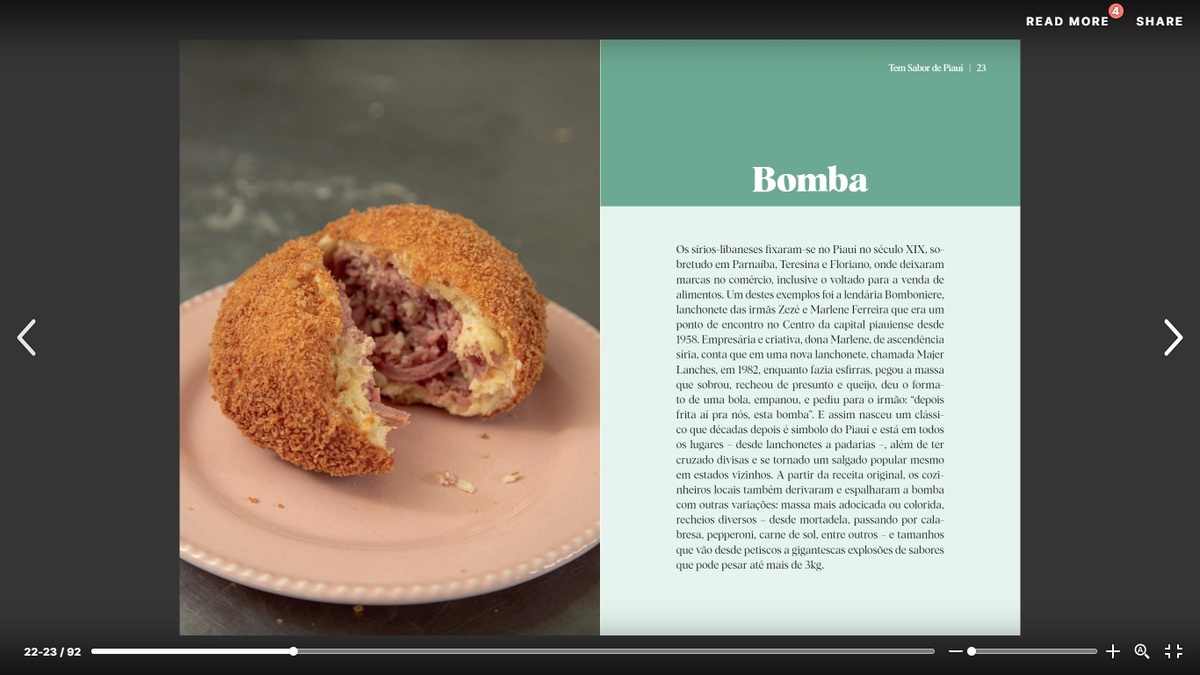 Na plataforma Issuu, a publicação é digital e gratuita