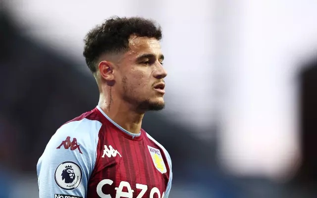 O Aston Villa pagou 20 milhões de euros para contratar Philippe Coutinho em maio deste ano