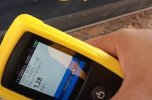O teste mostrou teor de 1.28 miligramas de álcool por litro de ar expelido pelos pulmões (Foto: Divulgação PRF)