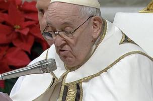 Papa Francisco na celebração da Missa do Galo (Foto: Reprodução/instagram)