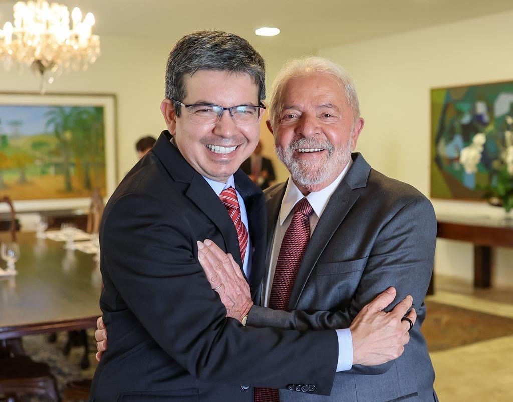 Randolfe Rodrigues e Lula