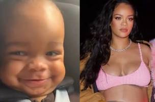 Rihanna e o filho (Foto: Reprodução/redes sociais)