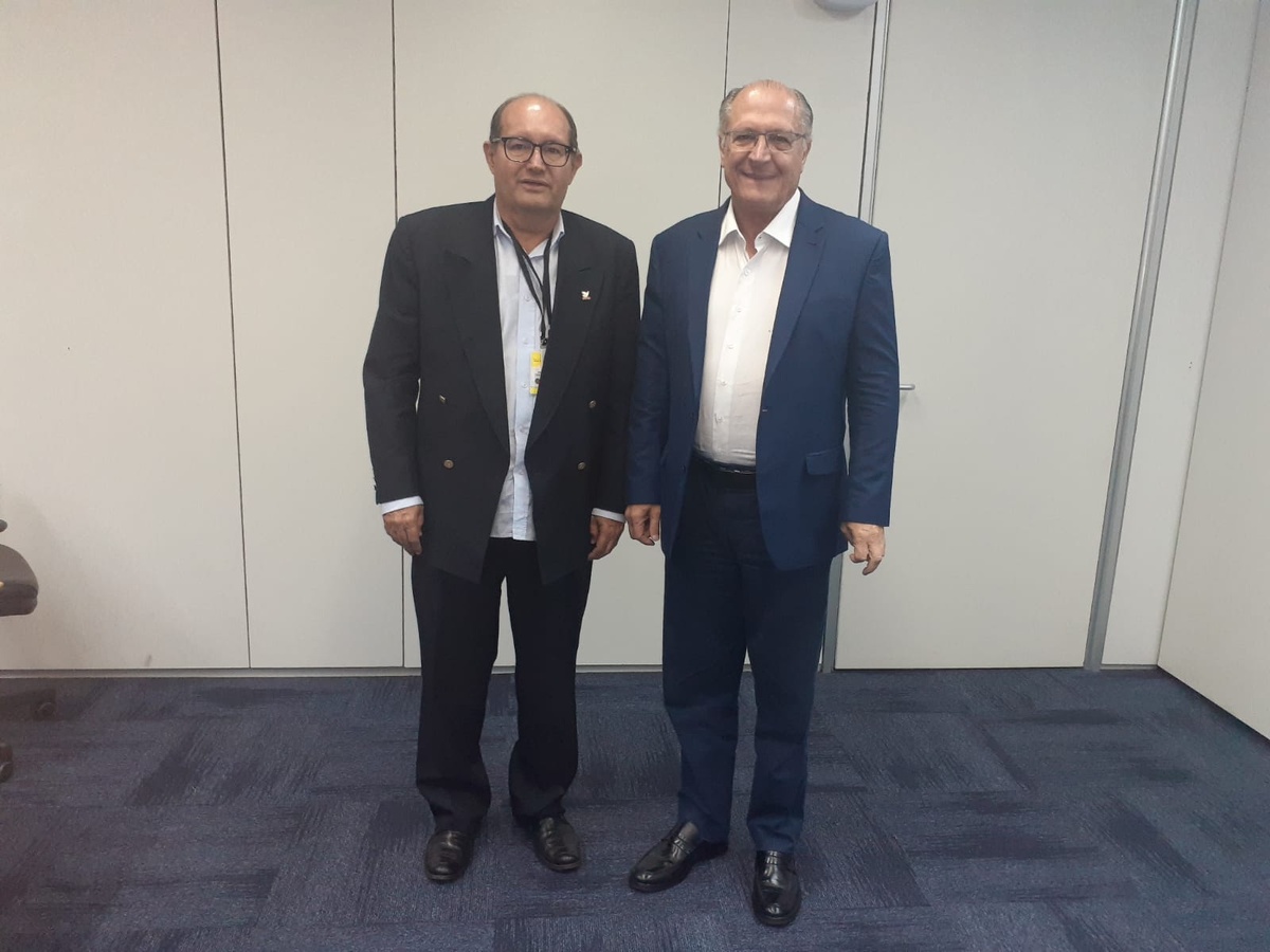 Secretário José Augusto de Carvalho Gonçalves Nunes e Vice-presidente Geraldo Alckmin