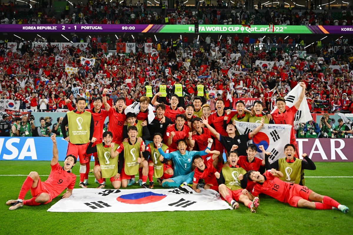 Seleção coreana segue para as oitavas de final